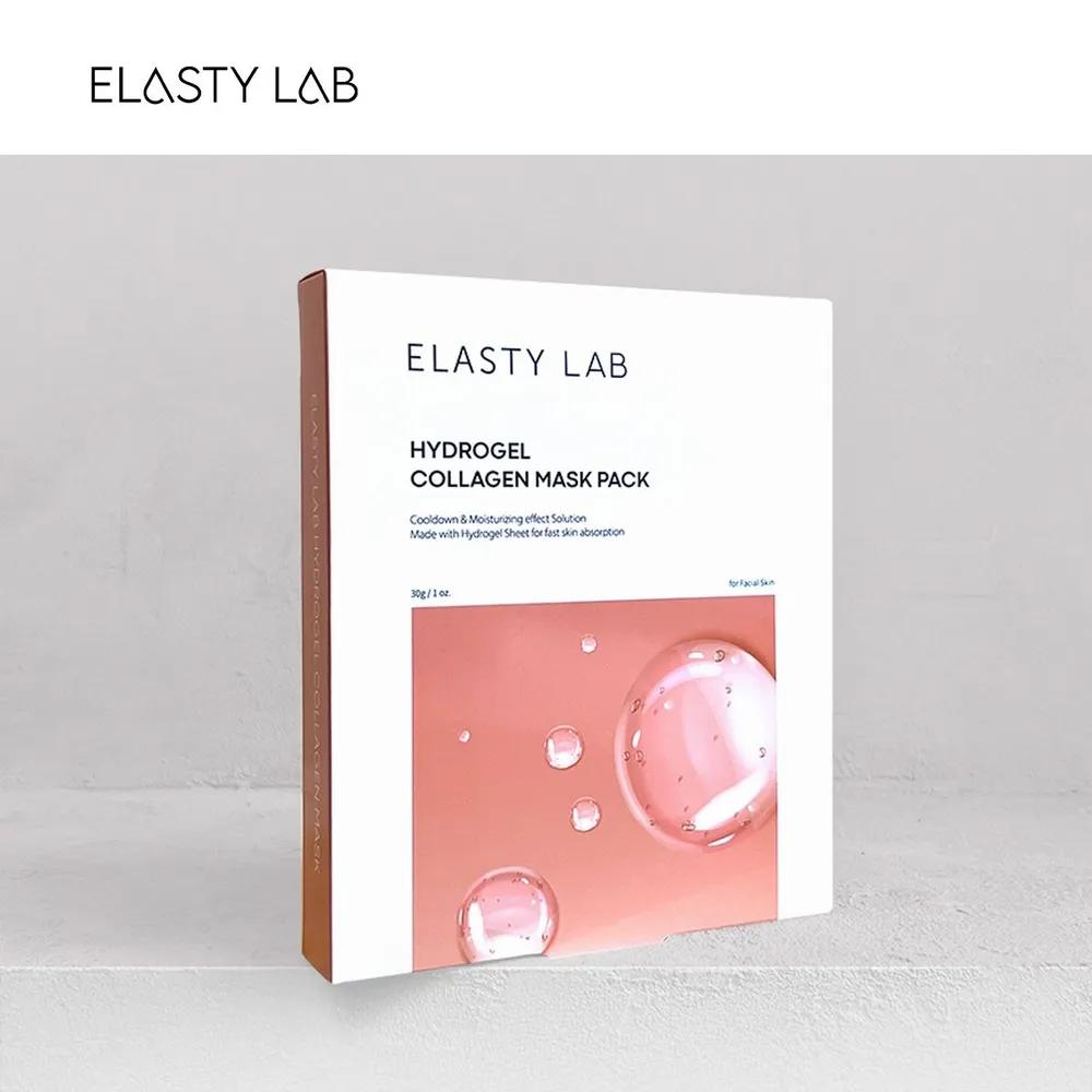 ELASTY LAB Dermatologist-Approved Hydrogel Collagen Goddess Mask Pack 1 Box (4 Packs)