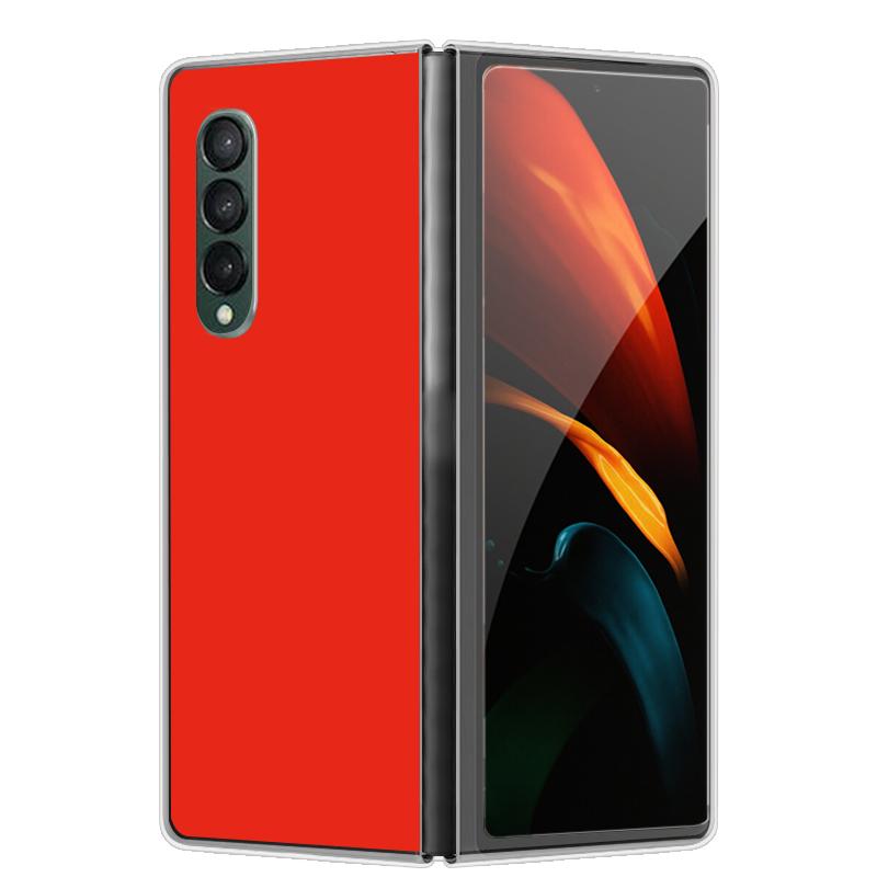 Etui na Galaxy Z Fold 7 6 5 3 4 2 Przezroczyste Twarde Składane Luksusowe Malowane Dla Samsunga Z Fold 7 Fold Specjalne Fold2 Przezroczyste Etui