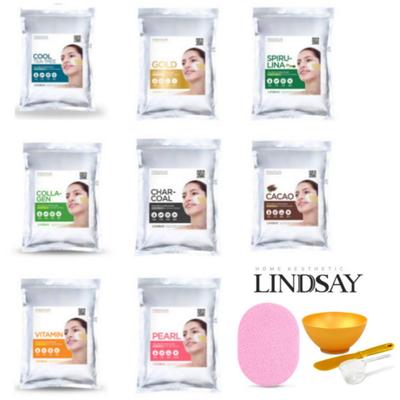 Lindsay Premium Modeling Mask Pack 1kg + 4er Pack Tools, 1 Stück, 1 Stück, Perle
