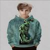 Boys and Girls 3D Printed Sports Fashion Hoodie Casual Fashion Comfortable Hoodie