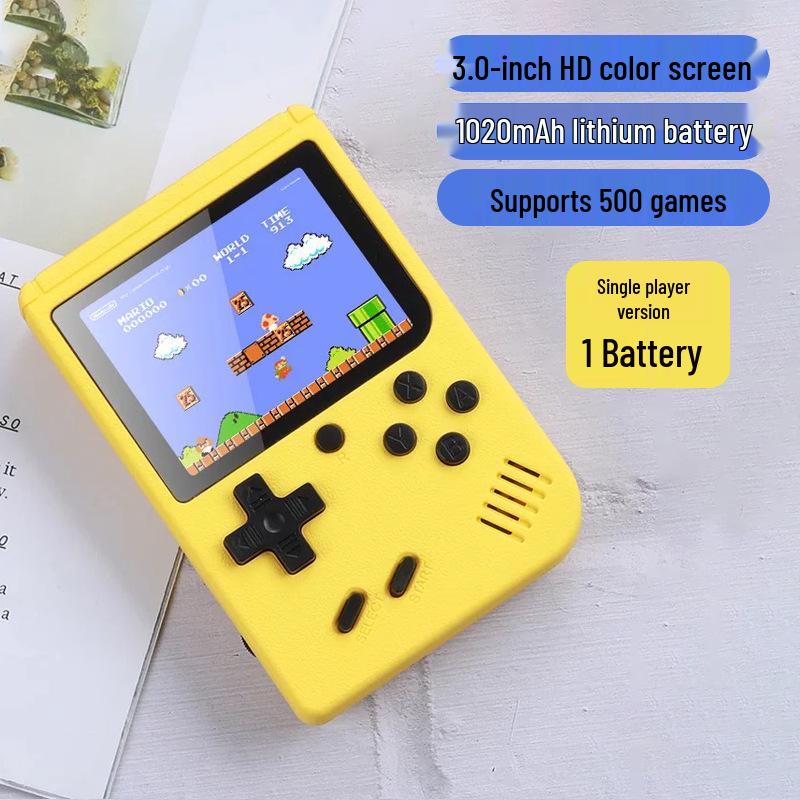 Consolă de jocuri portabilă SUP Retro nouă: Dispozitiv de joc clasic nostalgic pentru copii, portabil și cu design rusesc de modă veche.