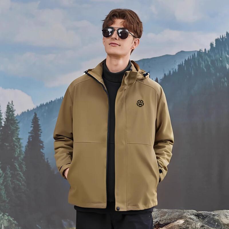 Jeep Men's Fall Fashion Hooded Jacket