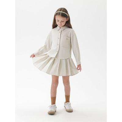 Mark Jenny Girls' Art Academy Shirt and Skirt 2-Piece Set Children's Suit 2026 Spring New Style 250161
