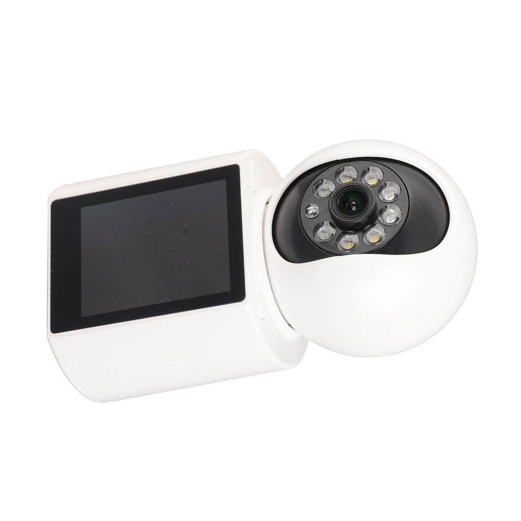 Smart Video Camera with Intercom Display 2.4G WiFi 1920x1080HD Indoor Security Monitoring Camera