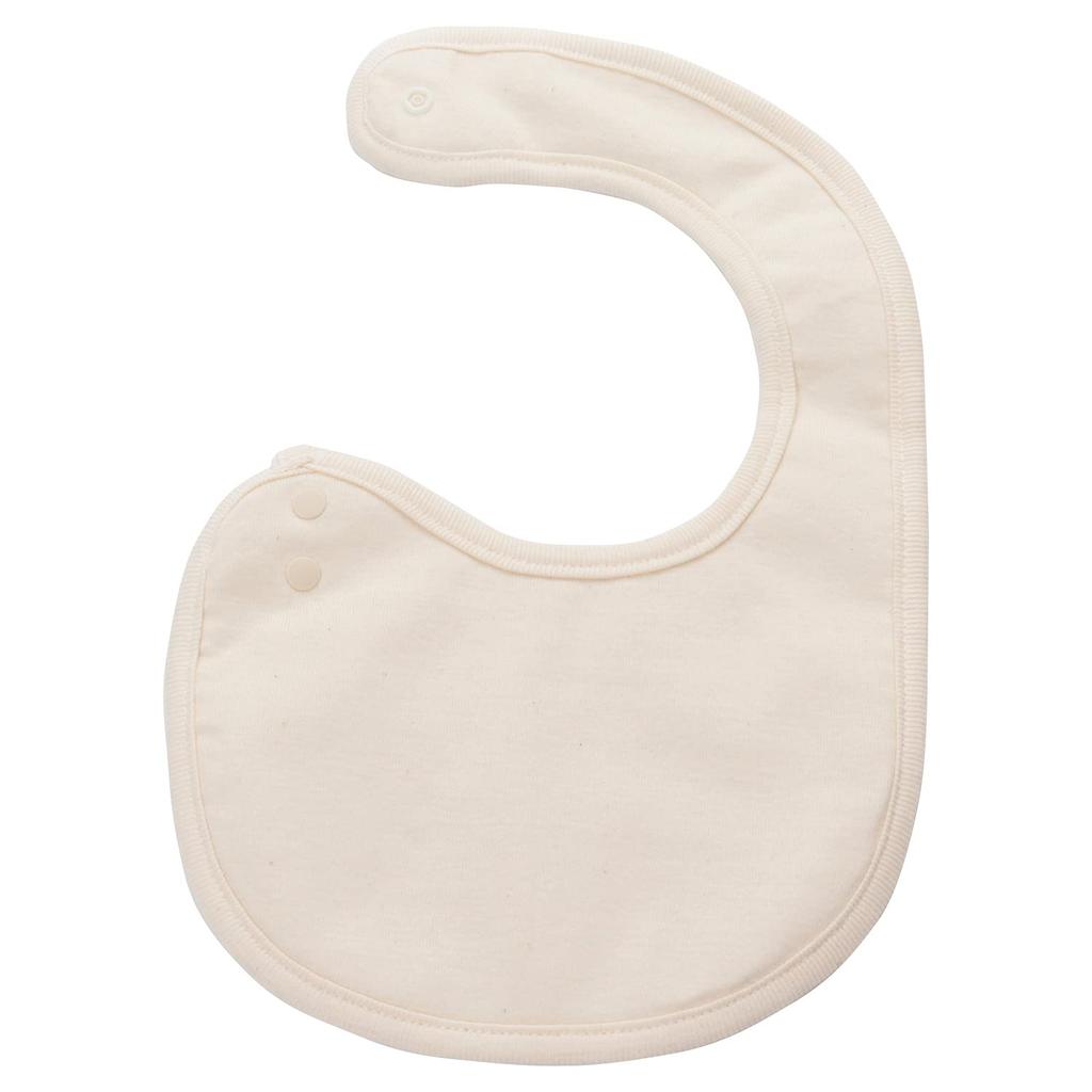 Baby Organic Made In for Boys and Set of 2 Sizes 2 [fivebear] Bibs, Cotton, Japan, Girls, (Border Brown, 50-70, Bibs)