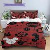 Retro American Comic Book Style Mickey Mouse Themed Pattern The Perfect Choice for Decorating A Child's Bedroom Warm Bedding Set
