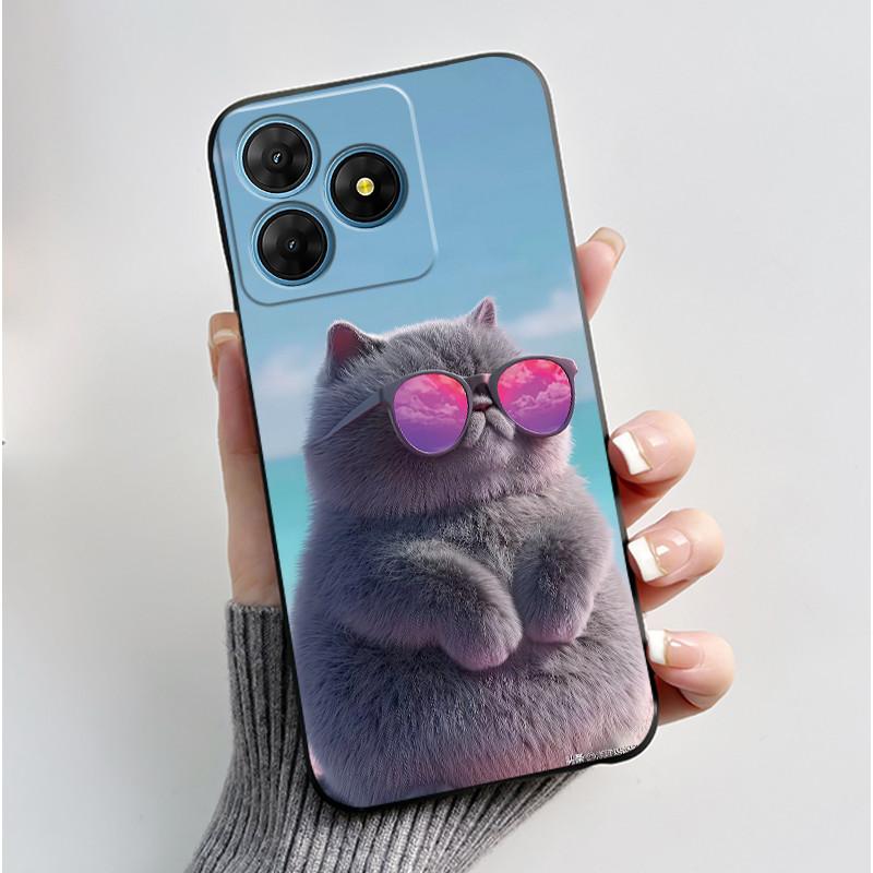 Für Blackview Oscal Flat 2 2C 1C Handyhülle Luxuriös Niedlich Cool Weiches TPU Silikon Rückabdeckung für Oscal Flat2 Flat2C Flat1C Hüllen