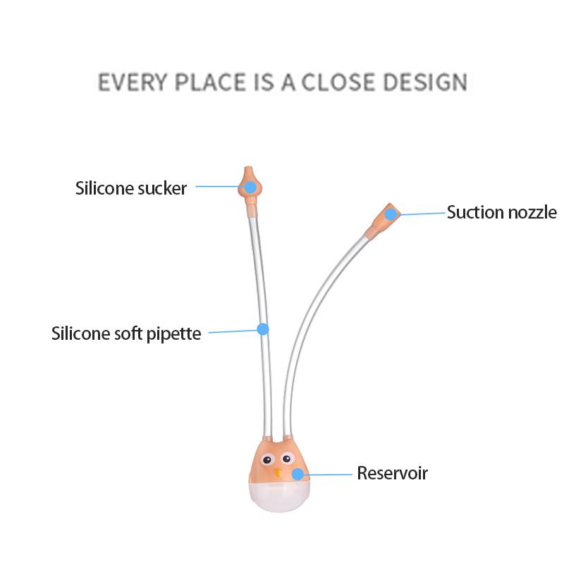 Baby Nasal Suction Aspirator Nose Cleaner Sucker Suction Protection Tool