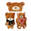 Hair Clip Cartoon Bear Shape Acrylic Back Head Hair Claw Anti-slip Teeth Half-Tied Hairstyles Large Shark Hair