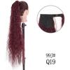 MISSQUEEN 22 34 tommer bølget hestehale hårforlengelse Syntetisk hestehale forlengelse hår for kvinner hestehale hår hårpynt