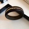 Chinese Style Round Bracelet Punk Rivets Bangle Simple Wooden Bracelet  Women