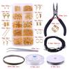DIY Jewelry Accessory Set: Lobster Clasp, Jump Rings, Crimp Beads, Beading Tools