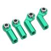 4PCS Metal Ball Joints for 110 RC Car M4 Thread 7.0mm CW Link Rod End Ball Heads 2 Elbow 2