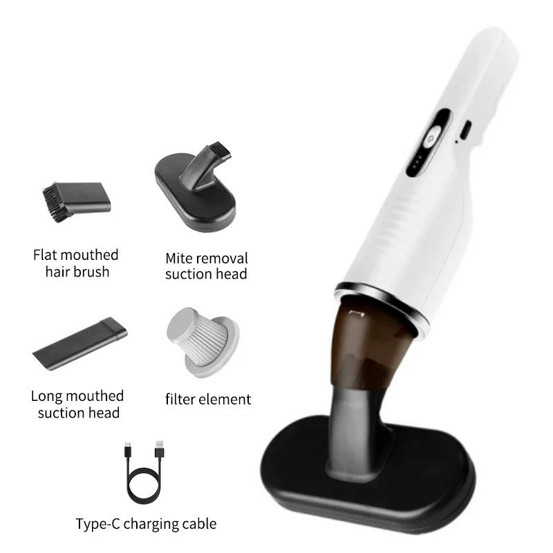 Mite Removal Vacuum Cleaner For Pet Specific Small Handheld Household Hair Suction Engine For Car Carrying Carpet Cleaning With