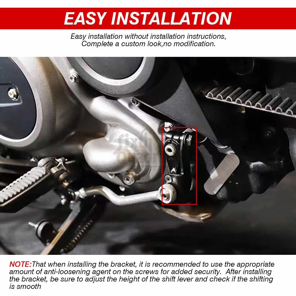 For Harley Davidson Sport Nightster Special RH975S 2023-later Motorcycle Accessories Shift Assist Bracket Aluminum Black/Chrome