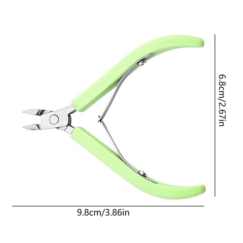 Professional Fingernail Toenail Cuticle Nipper Trimming Stainless Steel Nail Clipper Cutter Cuticle Scissor Plier Manicure Tool