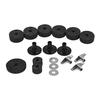 Pack of 18 PCS Drum Kit Accessories Set Cymbal Stand Felts Hi Hat Clutch Felts Hi Hat Cup Felts Cymbal Wing Nuts Cymbal