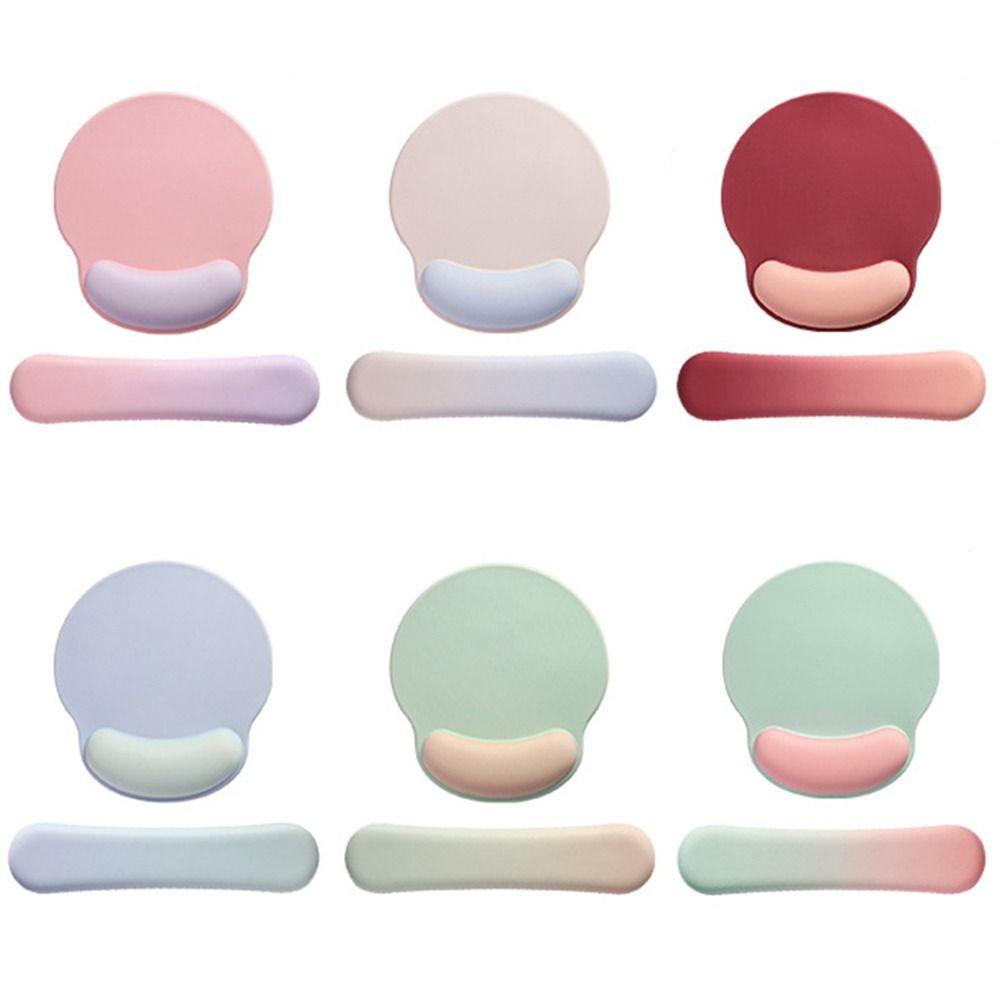 

Силиконовый игровой коврик для ноутбука и компьютера, подставка для запястий, коврик для мыши, эргономичный коврик для клавиатуры с поддержкой рук