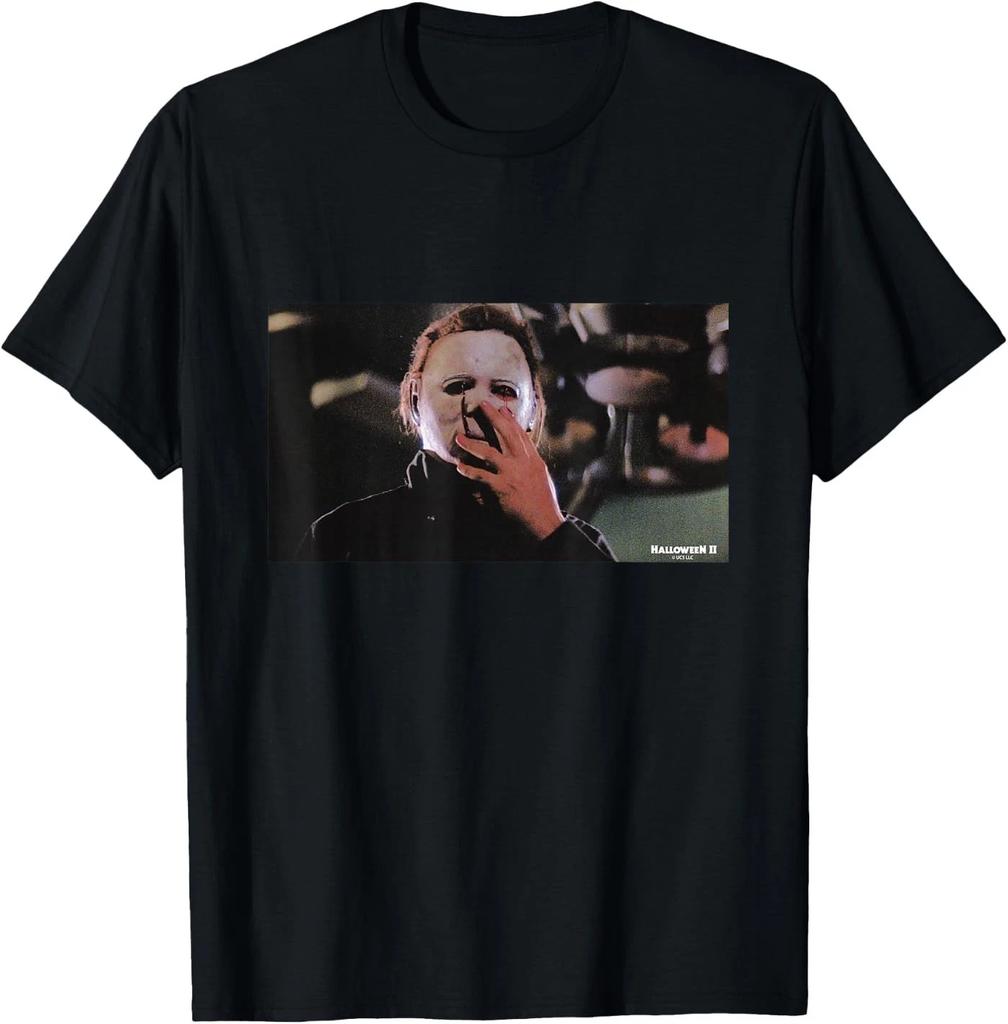 Halloween II Michael Myers Mask Movie Still T-Shirt