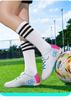 Chaussures de Football Cross New Falcon pour Enfants à Velcro, Crampons Longs Homme, Entraînement Femme, Compétition Pro Jeunesse