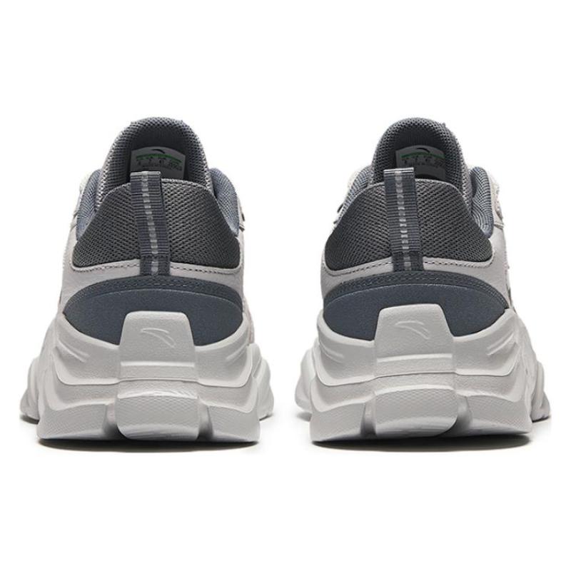 Anta Slip Resistant Abrasion Resistant Low top Casual Shoes Men's Gray Sneakers 912338821-5