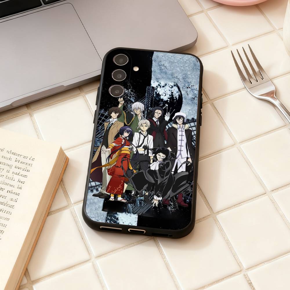 HOT Custodia per Telefono Animer B-Bungou Stray Dogs Per Samsung Galaxy A73,A72,A71,A70,A53,A52,A51,Altro Guscio Morbido Nero