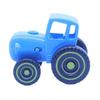 Small Car Blue Mini Toys Farmer Blue Tractor Car Model Early Learning Pull Wire Car Model Toy For Kids 1/2/3/4/5pcs