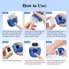 Rechargeable 2-Speed Electric Foot File with 2 Replacement Heads for Removing Dead Skin & Calluses