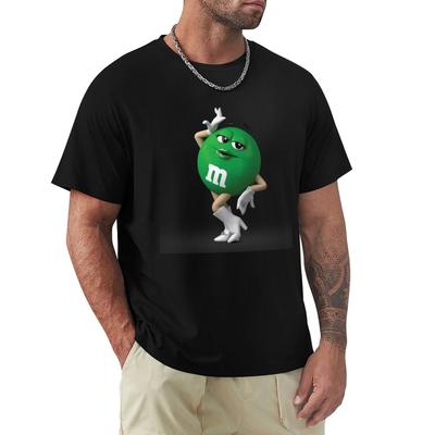 Green MM TShirt Baggy Shirts Boys Animal Print Anime T Shirts Heavy Weight T Shirts for Men