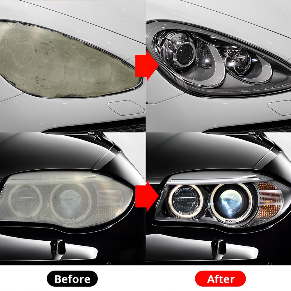 Car Headlight Polishing Agent Scratch Remover Oil Film Repair Fluid Renewal Polish and Maintenance Liquid Kit Auto Accessories