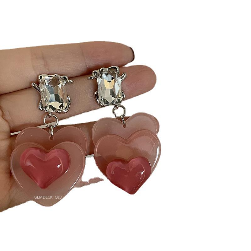 Korean Pearl Tassel Earrings with Silver Needle