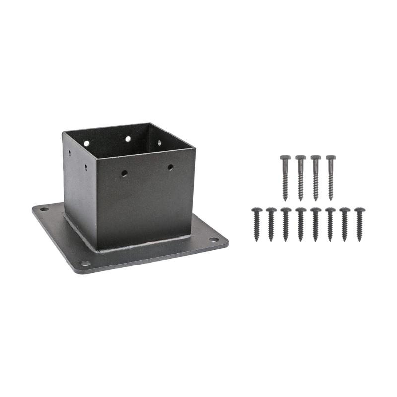 

Rusts Resistant Black Support Brackets for Outdoor Pergolas Railings and Balconies Structures 1
