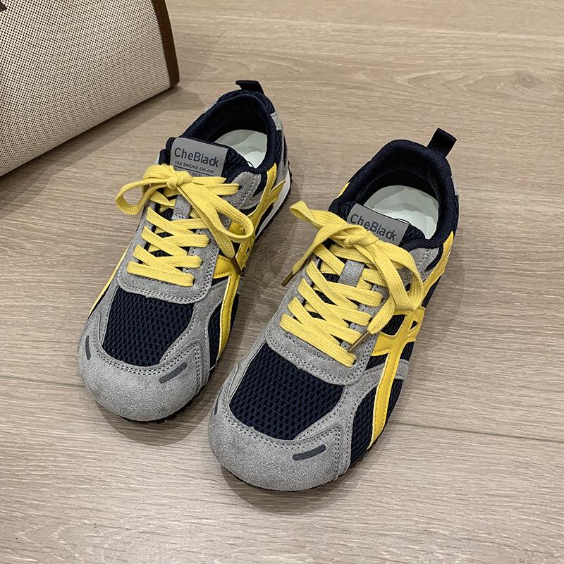 

Women s 2025 Autumn Mesh Breathable Trainers - Versatile, Lightweight, Flat Bottom Sports Casual Shoes Trend 35