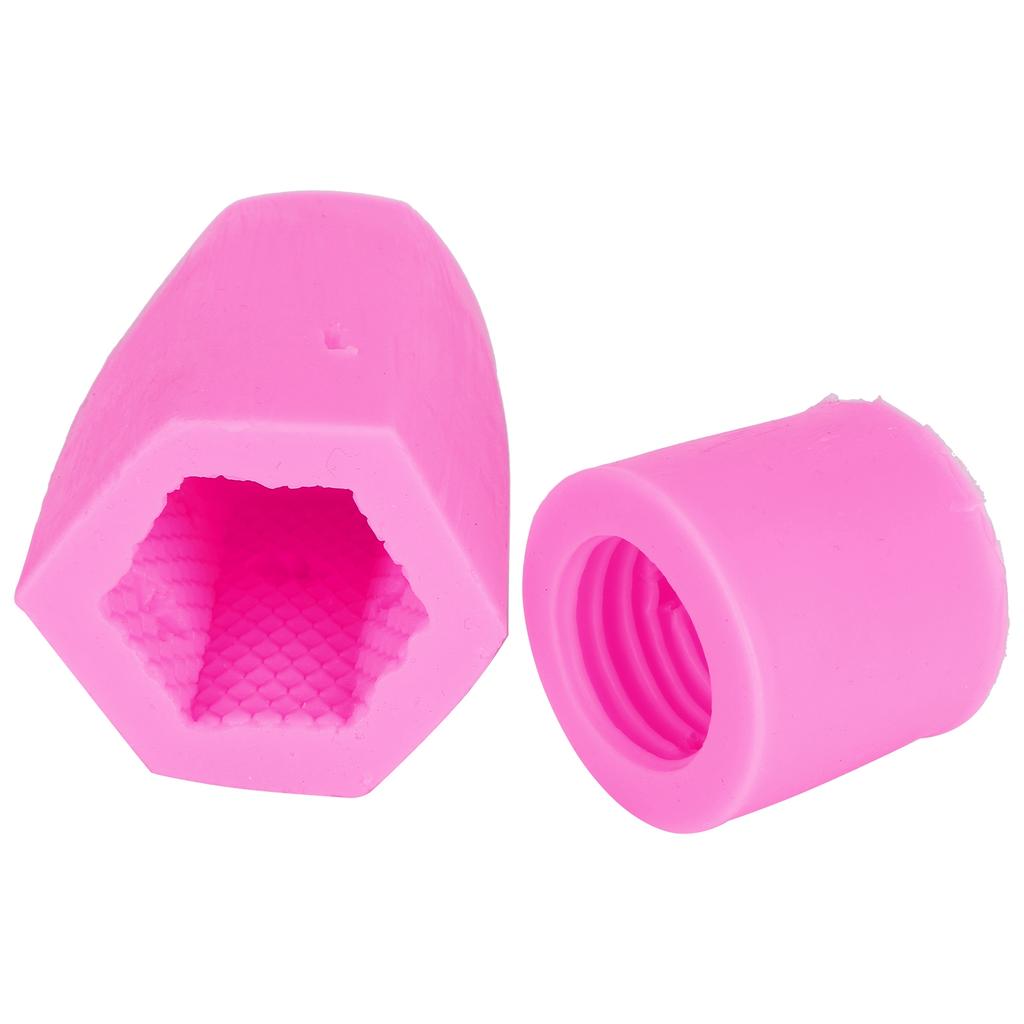 Beehive Candle Soap Mold DIY Silicone Cake Chocolate Candly Mold Accessory (Pink)