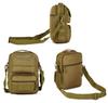 PHOENIX IKKI Vertical Available In 5 Crossbody Shoulder Brown Multi-Pocket Bag, Colors, Camouflage, Waterproof, Outdoor, Multi-Purpose, Bag, Tactical,