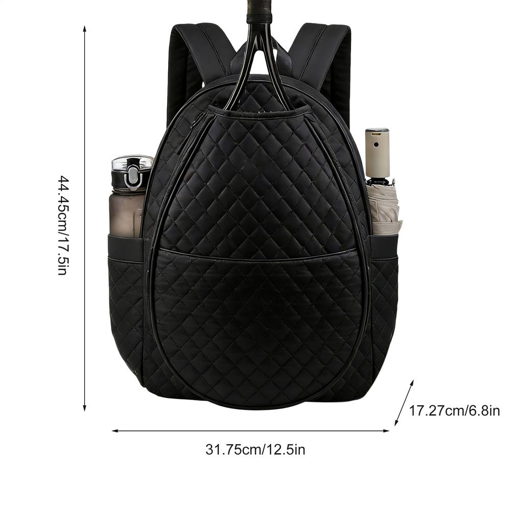 Pickleball Backpack Men Portable Adjustable Shoulder Strap Large Pickleball Set Bag Tennis Backpack For Tennis Racket Ball