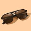 Preppy Fashion Glasses Unisex Full Rim Hand Washable with Decorate Lens Function, for Daily Wear, Running, Fishing, Climbing