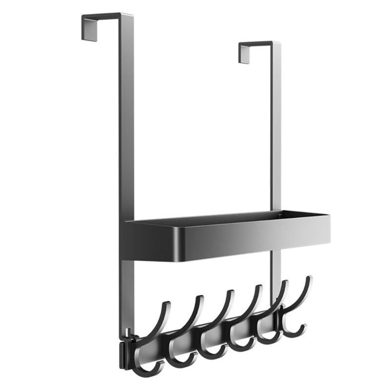 Door Back Hooks For Hanging Coat Bags Towels Heavy Duty Rustproof Over The Door Hanger Organizers Space Saving Home Storage