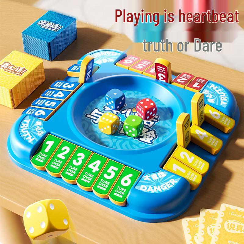 Truth or Dare Four-Sided Flip Card Game: Interactive Fun for Friends