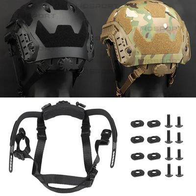 Sistema de suspensión interior para casco, cascos de caza y tiro, correa de bloqueo de cabeza ajustable, accesorios para casco FAST SF HIGH CUT
