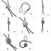 Delicate Bolo Tie for Man Western Cowgirls Metal Necktie Carnivals Costume Jewelery for Adult Teen Western Necklace