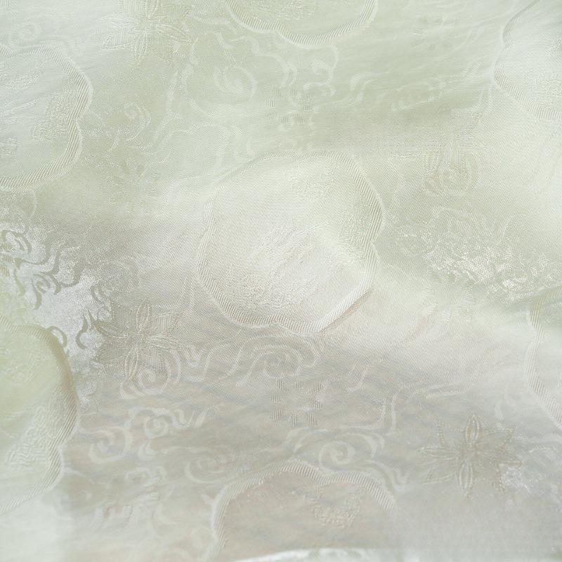 Dual-Color Embroidery Jacquard Silk Fabric for DIY Sewing Horse Glossy Shirt Cheongsam Hanfu Vest Pants Smooth Opaque Cloth