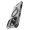 Hybrid Armor For Magsafe Case for iPhone 17 Air 16 15 14 Plus 13 12 11 Pro Max Magnetic Metal Bracket Translucent Matte Cover