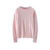 Women's 100% Pure Cashmere Cable Knit Loose Pullover Sweater - Autumn/Winter Luxury Fashion