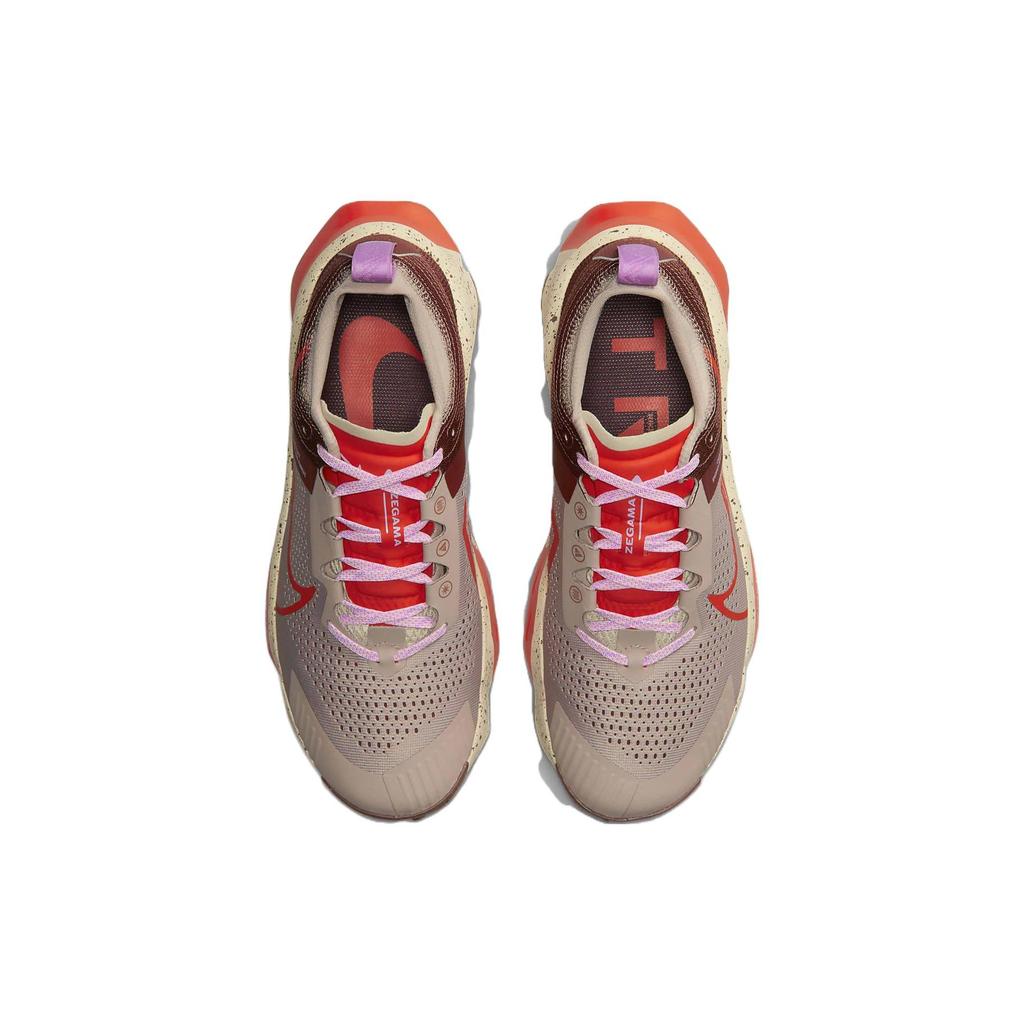 Nike ZoomX Zegama Diffused Taupe Picante Red Men Sneakers Purple Dark-Pony Sanddrift DH0623-200