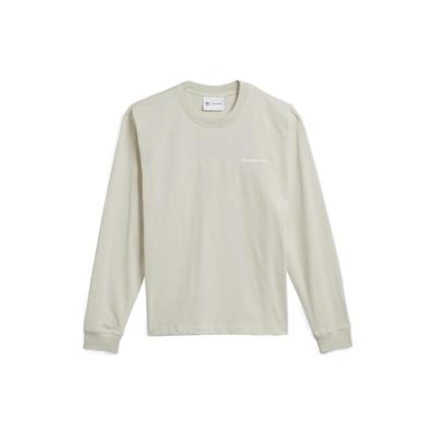Originals X Pharrell Williams Uni-Langarm-T-Shirt mit solidem Logoprint Unisex Oberteile Braun HN3438