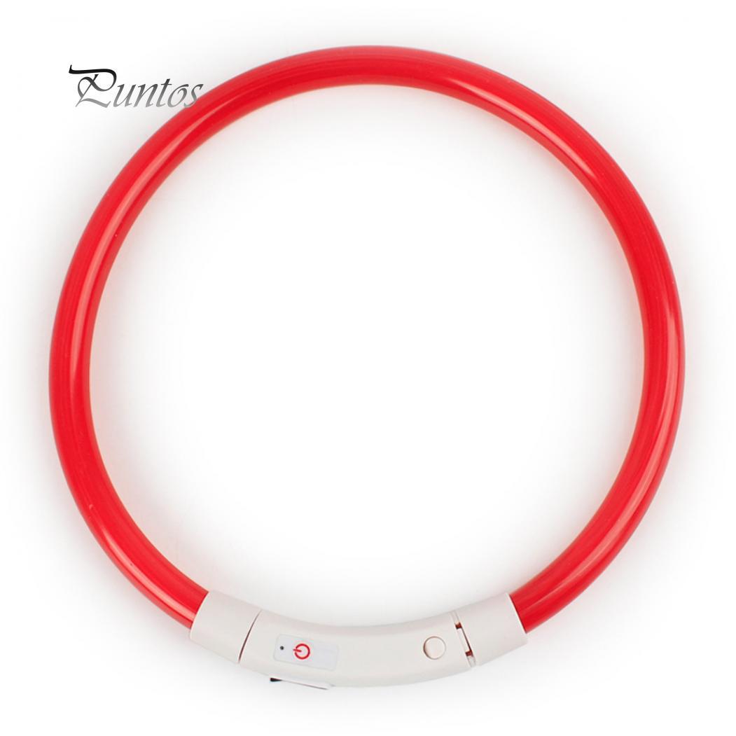 

Светодиодный ошейник с USB зарядкой 50cm красный