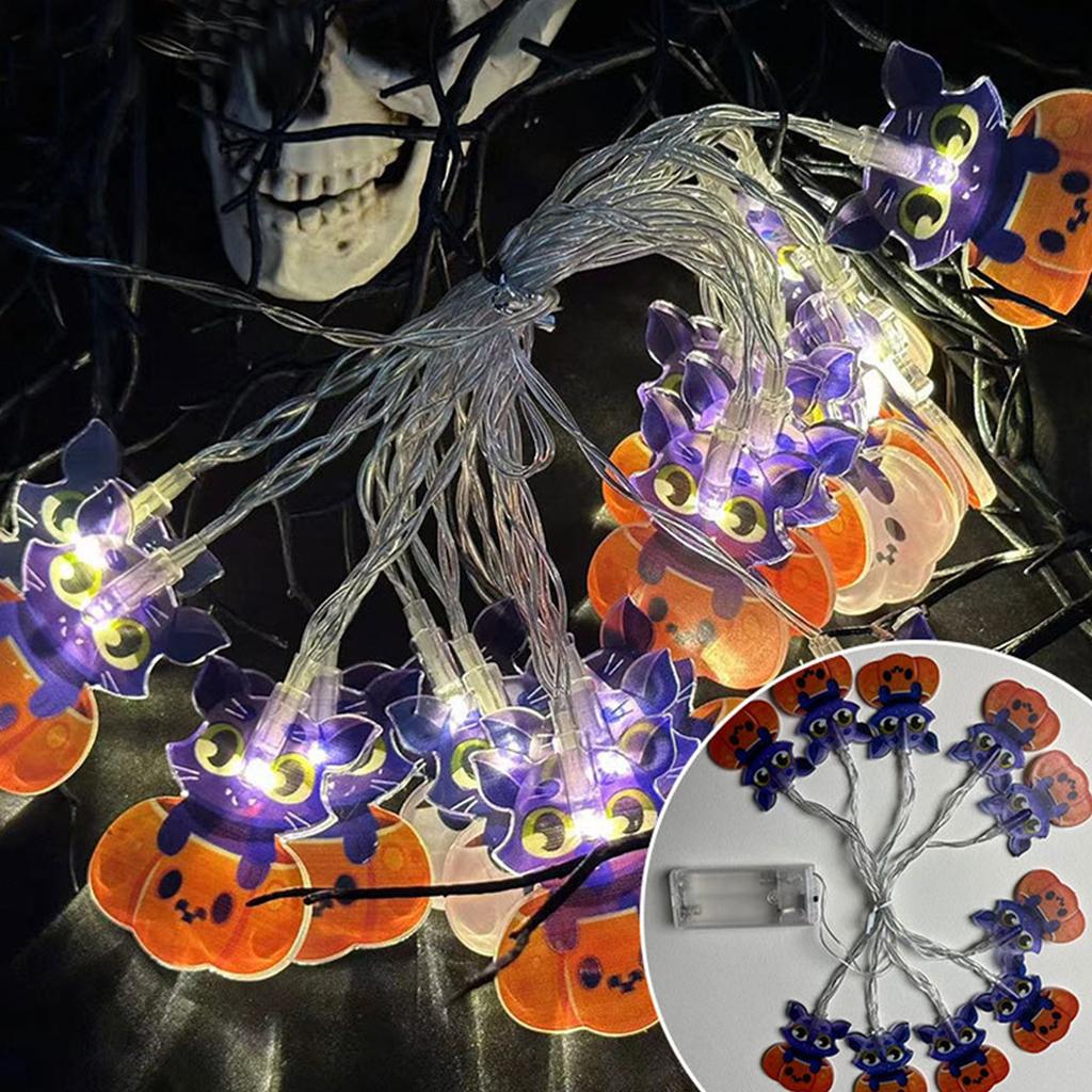 Halloween String Lights Ghosts For Home Decor Indoor Party Holiday 59inch