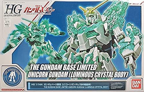 HG 1/144 Gundam Base Limited Einhorn Gundam (Leichte Kristallform) Mobile Suit Gundam UC (Einhorn)