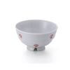 Nishinippon Toki Arita-yaki Footprint Cat Draining Rice Bowl Red 1 piece Tableware Drainage Cute